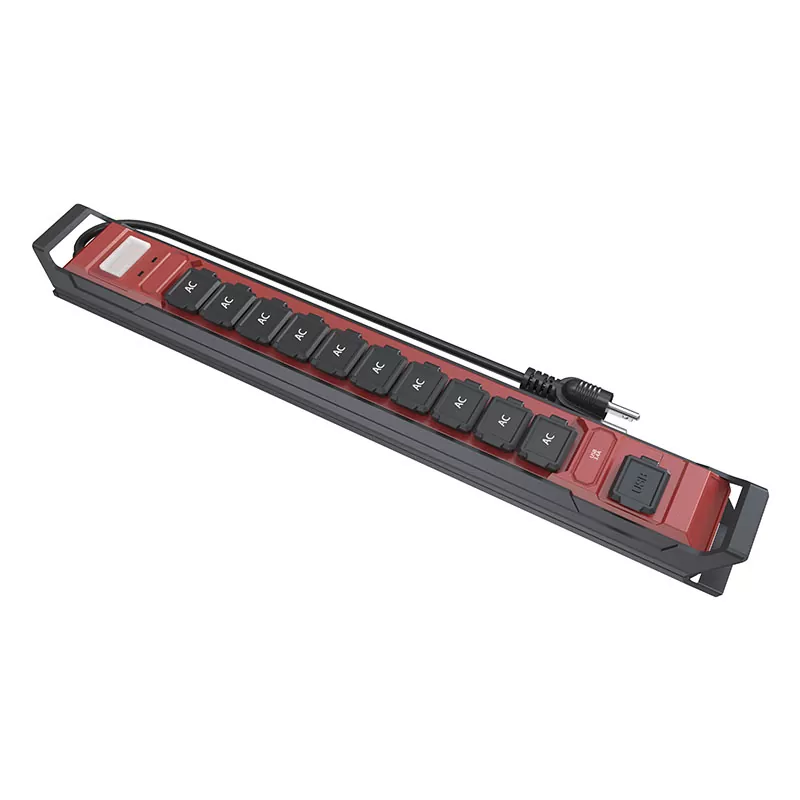 Multiprise USB 3.4a étanche à 10 prises