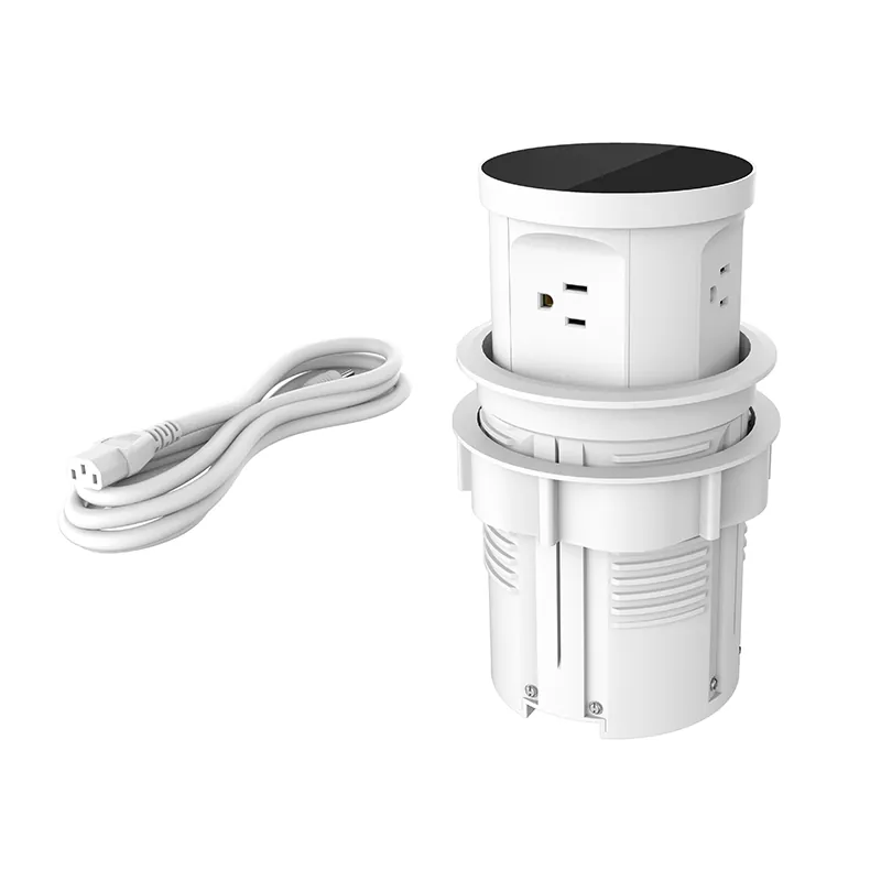 Entrée de bureau en plastique à 4 prises Entrée de bureau en plastique à 4 prises